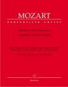 Smtliche Kirchensonaten Band 1 fr 2 Violinen, Orgel und Violoncello (Kontrabass) Partitur