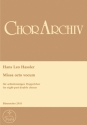 Missa octo vocum  fr gem Chor (SSAATTBB) a cappella Partitur (la)
