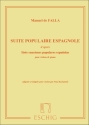 Suite populaire espagnole d'apres 7 chansons populaires espagnoles pour violon et piano