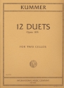 12 Duets op.105 for 2 cellos parts