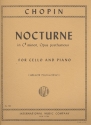 Nocturne C sharp minor op.posth. for cello and piano