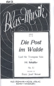 Die Post im Walde op.12 Lied für Trompete und Blasorchester Verlagskopie