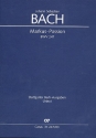 Markuspassion BWV247 fr Soli, gem Chor und Orchester Klavierauszug