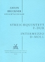 Streichquintett F-Dur und Intermezzo d-Moll fr Streichquintett Studienpartitur