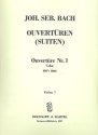 Ouvertre C-Dur Nr.1 BWV1066 fr Orchester Violine 1