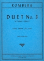 Duet e minor op.9,3 for 2 violoncellos score