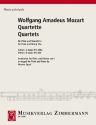 Quartette G-Dur KV285a und D-Dur KV285 fr Flte und Streichtrio fr Flte und Klavier