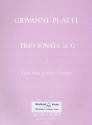 Triosonate G-Dur für Flöte, Oboe und Bc