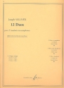 12 Duos vol.1 (nos.1-3) pour 2 hautbois ou saxophones