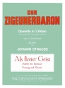 Als flotter Geist aus 'Der Zigeunerbaron' fr Gesang und Klavier (Es-Dur)