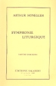Symphonie liturgique (no.3) pour orchestre partition miniature