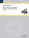 5 piezas infantiles for 2 pianos score