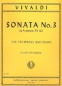 Sonata a minor no.3 for trombone and piano