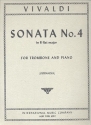 Sonata B flat major no.4 for trombone and piano