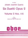 6 duetti op.2 vol.2 (nos.4-6) for 2 oboes (oboe/violin or treble viol) unaccompanied