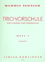Trio-Vorschule Band 1 fr 2 Violinen und Violoncello Spielpartitur