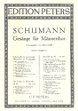 6 Lieder op.33 fr Mnnerchor a cappella Partitur