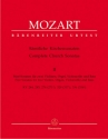 Sämtliche Kirchensonaten Band 2 für 2 Violinen, Orgel, Violoncello, Bass Partitur und Stimmen