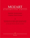 Smtliche Kirchensonaten Band 2 fr 2 Violinen, Orgel, Violoncello, Bass Partitur und Stimmen