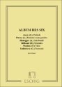 ALBUM DES SIX POUR PIANO AURIC, GEORGES PRELUDE POUR PIANO