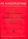 Albumblatt 'Fr Elise' fr Gitarre