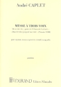 Messe  3 voix de femmes a cappella partition (avec piano pour rptition)