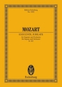 Exsultate, jubilate motet for soprano and instruments study score (la)