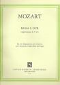Missa C-Dur fr gem Chor, 2 Violinen und 2 Trompeten Partitur (la)