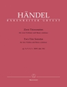 Triosonate B-Dur op.5,7 HWV402 und Triosonate A-Dur op.5,1 HWV396 fr 2 Violinen und Bc