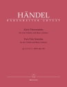 Triosonate B-Dur op.5,7 HWV402 und Triosonate A-Dur op.5,1 HWV396 fr 2 Violinen und Bc