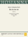 Bist du bei mir Fr hohe Singstimme und Klavier Hosianna 2