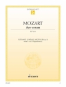 Ave verum KV618 fr mittlere (tiefe) Singstimme und Klavier (Orgel)
