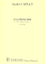 A la Francaise divertissement no.1 pour harpe