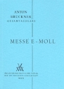 Messe e-Moll 2. Fassung 1882 fr Chor und Blser Studienpartitur