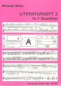 Blockfltenschule - Literaturheft Band 2 fr F-Blockflte