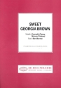 Sweet Georgia Brown: Einzelausgabe Gesang und Klavier
