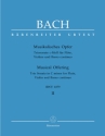 Musikalisches Opfer BWV1079 Band 2 Triosonate c-Moll fr Flte, Violine und BC