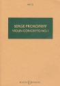 Konzert D-dur Nr.1 op.19 fr Violine und Orchester Studienpartitur