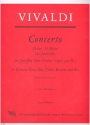 Concerto D-Dur RV95 für Flöte, Oboe, Violine, Fagott und Bc Partitur und 5 Stimmen