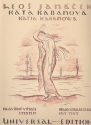 Katja Kabanova Klavierauszug (dt/ts)