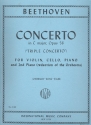 Concerto c major op.56 for piano trio and orchestra for violin, cello and 2 pianos