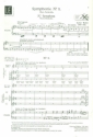 Sinfonie Nr.3 für gem Chor und Orchester Chorpartitur (dt/en)