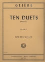 10 Duets op.53 vol.2 (Nos.5-10) for 2 cellos score