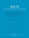 Lobet den Herrn, alle Heiden BWV230 Motette Nr.6  fr gem Chor a cappella Partitur