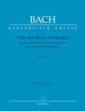 Lobet den Herrn alle Heiden BWV230 Motette Nr.6 fr gem Chor a cappella Partitur