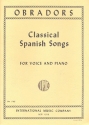 Classical Spanish Songs for voice and piano (sp/en)