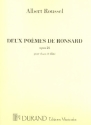2 pomes de Ronsard op.26 pour chant et flte
