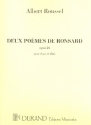 2 pomes de Ronsard op.26 pour chant et flte