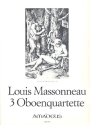 3 Quartette fr Oboe und Streichtrio Stimmen