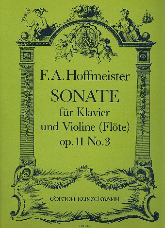 Sonate op.11,3 fr Violine (Flte) und Klavier
